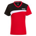 футболка GEWO Shirt Fondi III Lady красный с черным