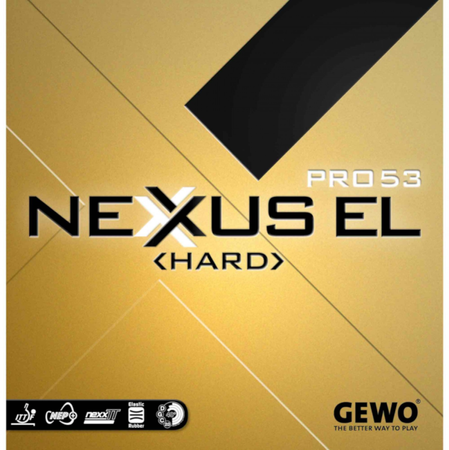 гладкая накладка GEWO Nexxus EL Pro 53 Hard черный