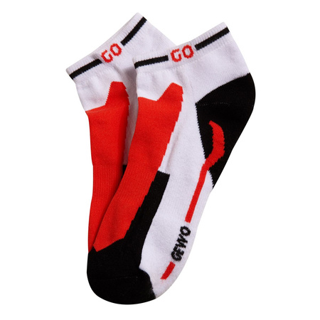 носки GEWO Short Flex III белый с красным