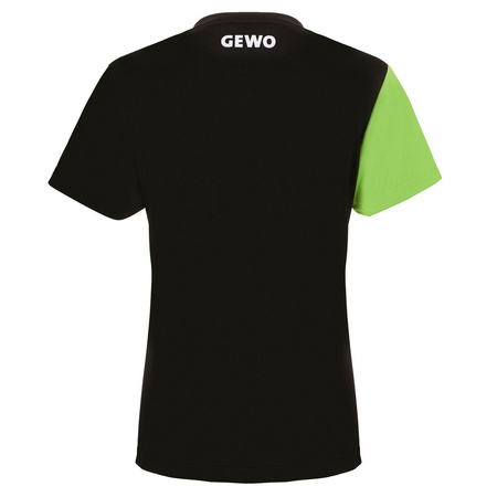 футболка GEWO Shirt Fondi I Lady черный / салатовый