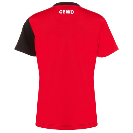 футболка GEWO Shirt Fondi IV Lady черный с красным