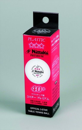 пластиковые мячи NITTAKU Premium 40+ *** Cell Free 3 шт.