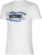 t-shirt MIZUNO Graphic Tee белый