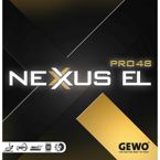 гладкая накладка GEWO Nexxus EL Pro 48 красный