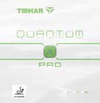 гладкая накладка TIBHAR Quantum X Pro Green зеленый