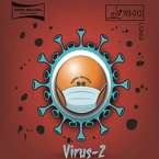 длинные шипы BARNA ORIGINAL Virus 2 красный