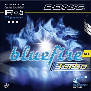 гладкая накладка DONIC Bluefire M1 Turbo красный