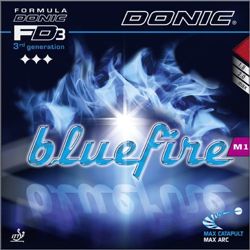 гладкая накладка DONIC Bluefire M1 красный