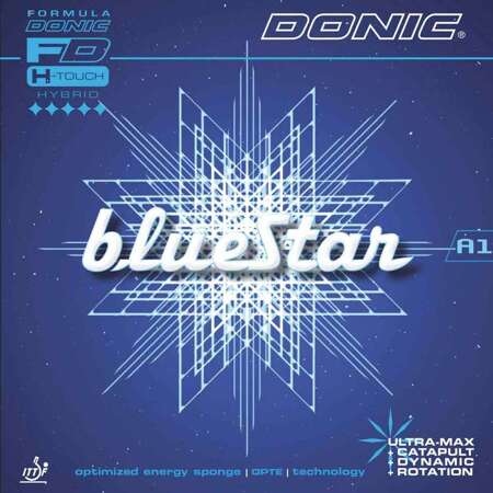 гладкая накладка DONIC Bluestar A1 черный