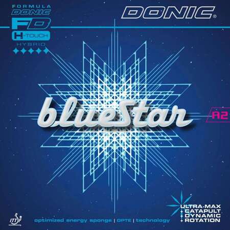 гладкая накладка DONIC Bluestar A2 красный