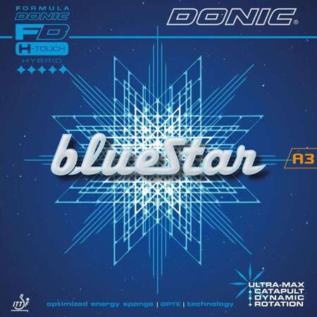 гладкая накладка DONIC Bluestar A3 красный