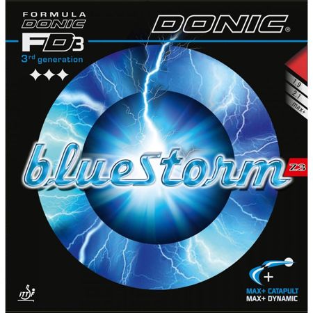 гладкая накладка DONIC Bluestorm Z3 красный