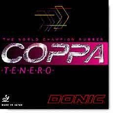 гладкая накладка DONIC Coppa Tenero красный