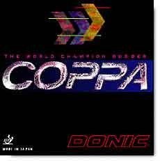 гладкая накладка DONIC Coppa красный