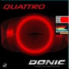 гладкая накладка DONIC Quattro красный