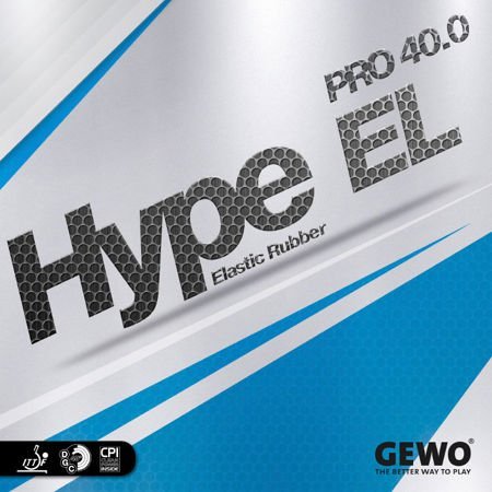 гладкая накладка GEWO GEWO Hype EL Pro 40.0 красный