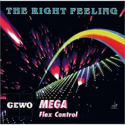 гладкая накладка GEWO Mega Flex Control unpacked синий 