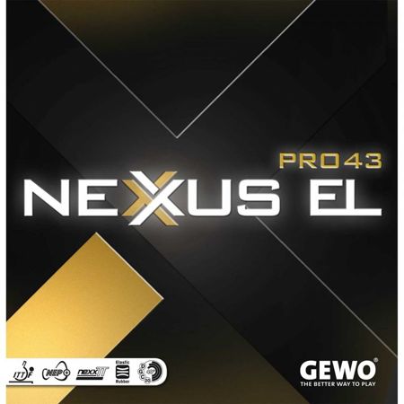 гладкая накладка GEWO Nexxus EL Pro 43 черный