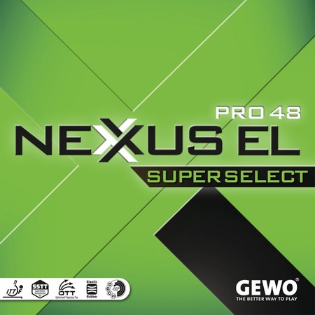 гладкая накладка GEWO Nexxus EL Pro 48 SuperSelect черный