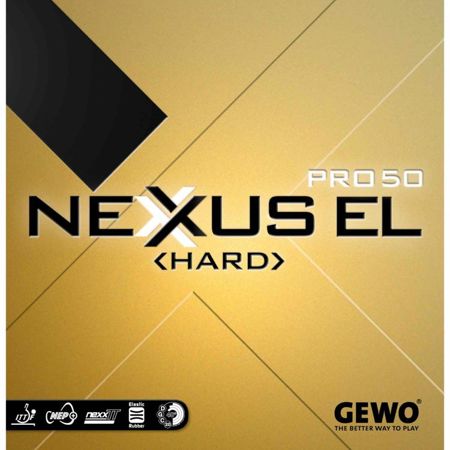 гладкая накладка GEWO Nexxus EL Pro 50 Hard красный