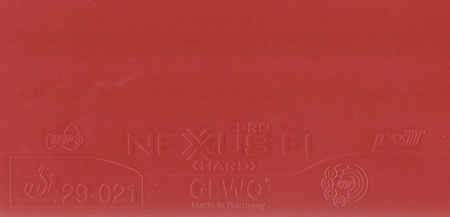 гладкая накладка GEWO Nexxus EL Pro 53 Hard черный
