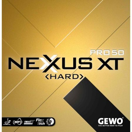 гладкая накладка GEWO Nexxus XT Pro 50 Hard черный