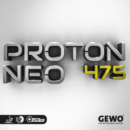 гладкая накладка GEWO Proton Neo 475 красный