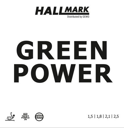 гладкая накладка HALLMARK Green Power красный