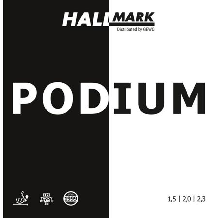 гладкая накладка HALLMARK Podium красный