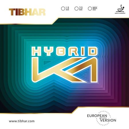 гладкая накладка TIBHAR Hybrid K-1 Europa черный