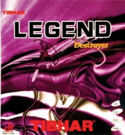 гладкая накладка TIBHAR Legend красный