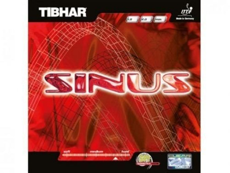 гладкая накладка TIBHAR Sinus черный