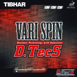 гладкая накладка TIBHAR Vari Spin D.TecS черный