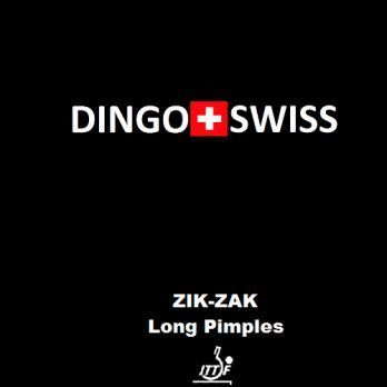длинные шипы DINGO SWISS Zik Zak красный