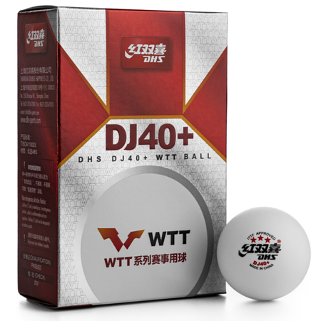 пластиковые мячи DHS Dual DJ40+ 3***ITTF (seam) 6 шт.