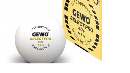 пластиковые мячи GEWO Select Pro 40+ *** 1 шт.