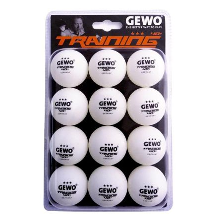 пластиковые мячи GEWO Trainingsball *** 40+ 12 шт.