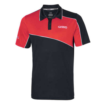 футболка GEWO Pinto Cotton черный с красным